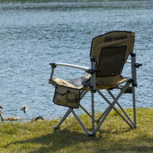 ARB* Stol za kampiranje z torbo, črno-bež